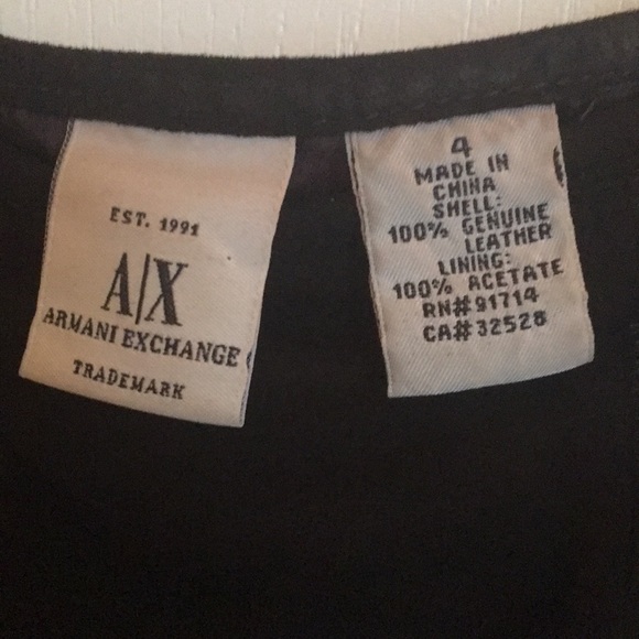 90’s Vintage A/X Suede skirt - Picture 3 of 4